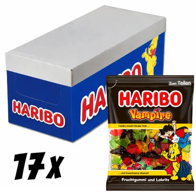 Produktbild von Haribo Vampire 17 x 175g Vorratspack