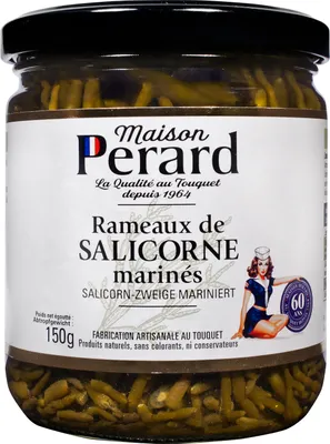 Produktbild von Französische Salicorn-Zweige (Seespargel / Queller) im Glas, 150g