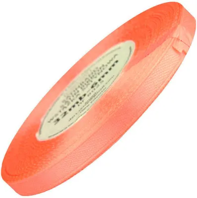 Immagine prodotto di Nastro di raso 6 mm - salmone - 32 metri lineari