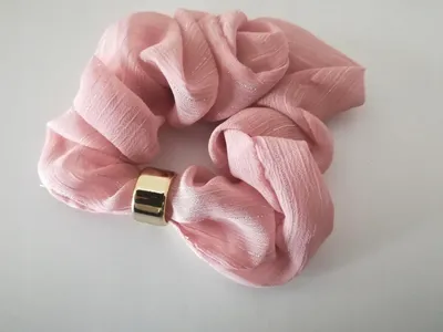 Produktbild von Ecarla Damen Haargummi mit Muster Braun Frottee