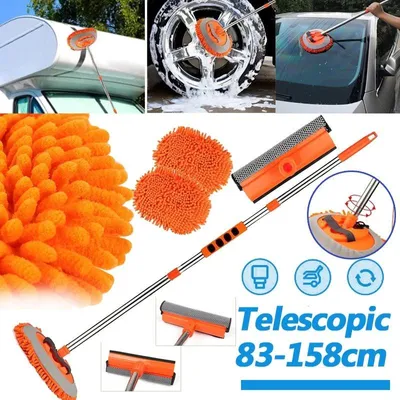 Produktbild von Teleskop Autowaschbürste Autowascmopp Waschbürste Langer Griff Autopflege Bürste