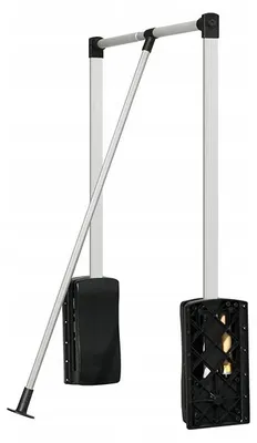 Produktbild von GTV Pantograf Kleiderstange 645-910 mm Stahl Schwarz