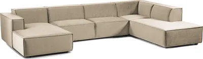 Produktbild von home24 Wohnlandschaft mit Longchair & Ottomane