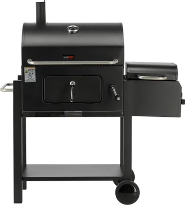 Image de Barbecue au charbon de bois Deluxe avec fonction fumage 112x62x121cm ( Smoker ) 35kg