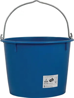 Produktbild von Baueimer 20 l schwer blau Spezialkunststoff