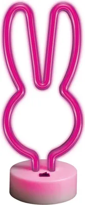 Produktbild von Neon-LED ROSA HASE HASE Nachtlicht Leuchtreklame Schild Beleuchtung Nachtlicht USB ROSA