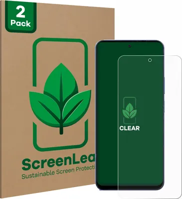 Produktbild von 2x ScreenLeaf Schutzfolie für Blackview Oscal Tiger 13 nachhaltiger Displayschutz Display Schutz Folie Klar Transparent