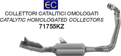 Immagine prodotto di Collettore di scarico ARROW catalitico per Aprilia