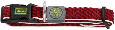 Productafbeelding van Hunter Halsband Hilo Vario Basic, rood, maat: S / breedte: 2,5 cm