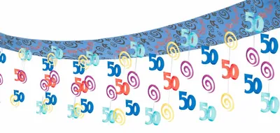 Produktbild von Deckengirlande 50. Geburtstag