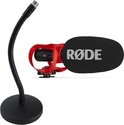Produktbild von Rode Mikrofon Videomic Go II Helix Richtmikrofon mit Tischstativ