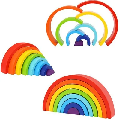Obrázok produktu pre Drevený ukladač Rainbow