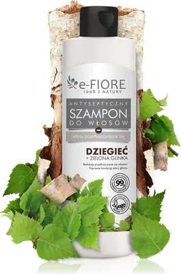 Obrázok produktu pre e-FIORE - antiseptický šampón na mastné vlasy, 250ml
