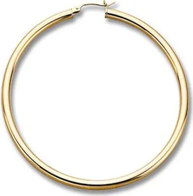 Produktbild von 9 Karat (375) Gold Damen - Paar Creolen - 50mm; TRS13960MM50