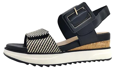 Immagine prodotto di Scarpe da uomo s.Oliver, sandali con zeppa, sandali, neri, casual