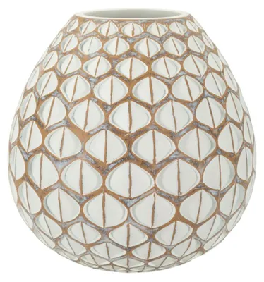 Zdjęcie produktu dla o Ferretti, miska "Tibet", średnica 27x27 cm, kolor: perłowy biały