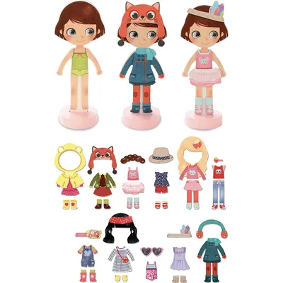 Zdjęcie produktu dla Vilac Magnet Game - Chloe - Interaktywna gra edukacyjno-edukacyjna dla dzieci