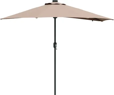 Immagine prodotto di vidaXL Ombrellone da giardino Taupe 294 x 150 x 223 cm