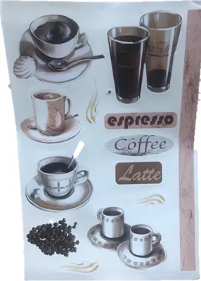 Produktbild von Wandtattoo Coffee Kaffeebohnen
