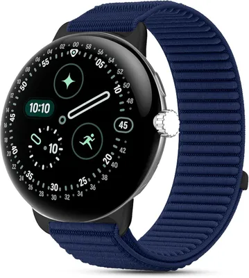 Obrázok produktu pre Nylonový remienok na hodinky, nastaviteľný, 45 mm, športový štýl, kompatibilný s Google Pixel Watch