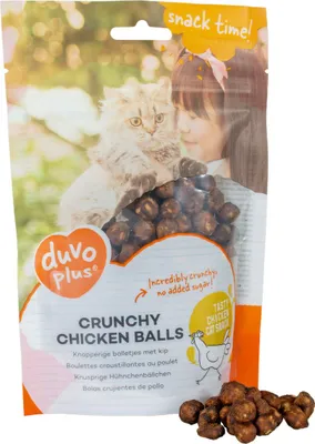 Productafbeelding van Duvo+ Knapperige Kippenballetjes 50 gram
