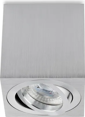 Produktbild von Sweet LED Aufbaustrahler eckig Aufbauspot GU10 7W Aluminium Deckenspot