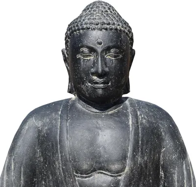 Immagine prodotto di Stonox Buddha statua Miltap seduto in pietra colata resistente al gelo 45x70x80 cm
