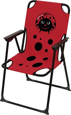Produktbild von Kinder Klappstuhl Stuhl Campingstuhl Design Marienkäfer 2803-03