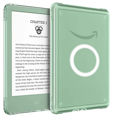 Immagine prodotto di Custodia MoKo per Kindle 6" (11ª generazione, 2024/2022), con retro trasparente per personalizzazione
