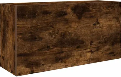 Produktbild von vidaXL Bad-Wandschrank Räuchereiche 80x25x40 cm Holzwerkstoff