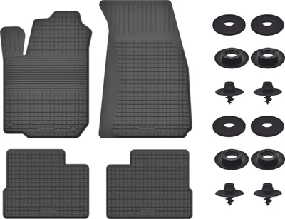 Produktbild von Gummimatten Mit Stoppern Für: Fiat Tipo Ii (2015-) Schwarz Set