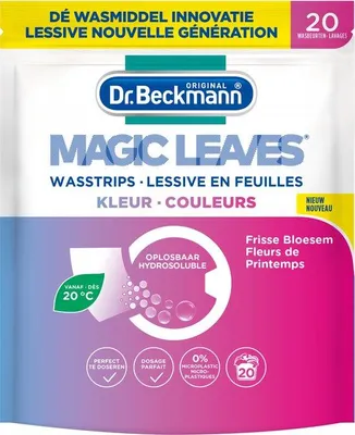 Imagen del producto de Dr. Beckmann Magic Leaves Colour - Wasstrips - Wasmiddeldoekjes