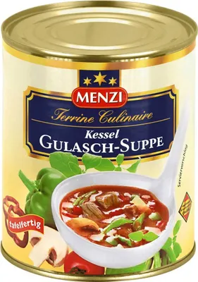 Produktbild von Menzi Kessel Gulaschsuppe mit Rindfleisch typisch ungarisch 800ml