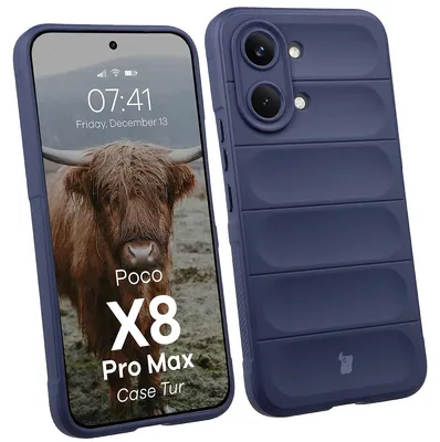 Produktbild von Robuste Handyhülle für Xiaomi POCO X8 Pro Max, Bizon Case Tur, Dunkelblau