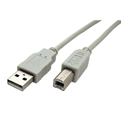 Produktbild von STANDARD USB 2.0 Kabel, Typ A-B, beige, 1,8 m