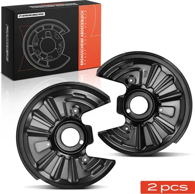 Immagine prodotto di Frankberg 2x piastra di ancoraggio disco freno asse posteriore su entrambi i lati per VW Golf 6 Cabriolet 517 2011-2016