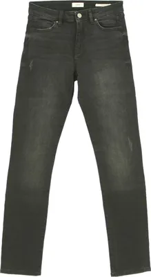Produktbild von 33006 Esprit, Medium Rise Straight, Damen Jeans, Stretchdenim, black used, W 26 L 30