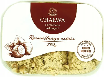 Zdjęcie produktu dla Chałwa Z Orzechami Laskowymi Z Ksylitolem 250G