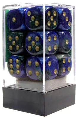 Produktbild von Asmodee 26636, Würfelsatz, Blau, Grün, Unisex, Deutschland, Vereinigtes Königreich, 16 mm, 16 mm