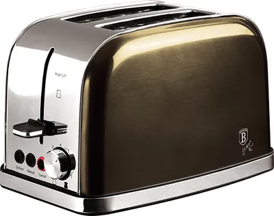 Image de BERLINGERHAUS Grille-pain en acier inoxydable Collection Noir brillant BH-9395