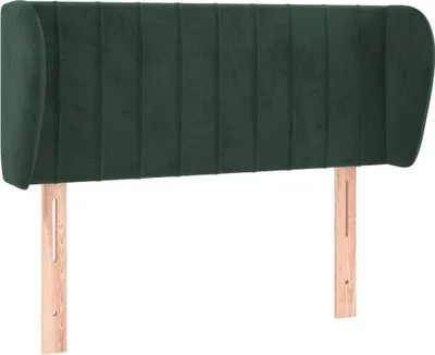 Immagine prodotto di vidaXL Testiera con orecchie verde scuro 93x23x78/88 cm in velluto