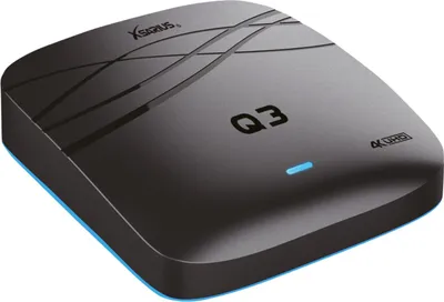 Produktbild von Xsarius Q3 4K UHD Android 9.0 IP-Receiver H.265, 2.4GHz WiFi, LAN, MicroSD, HDMI, USB 3.0