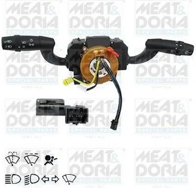 Produktbild von MEAT & DORIA 23796 Lenkstockschalter Kombischalter für FIAT Ducato Kastenwagen (250, 290) Ducato Pritsche / Fahrgestell (250, 290) Ducato Bus