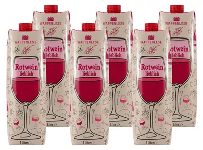Produktbild von Wappenlese Rotwein -lieblich- (12 x 1,0L)