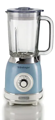 Image de Ariete Vintage Blender verre 1,5l, bleu
