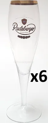 Produktbild von Radeberger Gläserset - 6x Pilsgläser