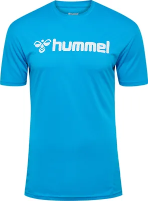 Produktbild von Hummel Logo Kurzarm-t-shirt Blau 2XL Mann Blau 2XL