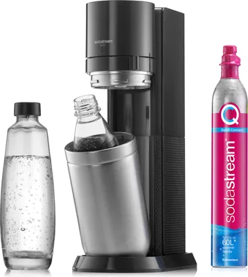 Produktbild von SodaStream Wassersprudler DUO Standard inkl. 2 Flaschen und  Quick Connect Zylinder, titan