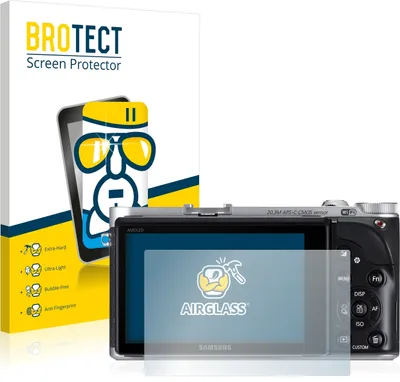 Produktbild von BROTECT Schutzglas für Samsung NX300 Schutzfolie Panzer Folie Glas Display Schutz klar