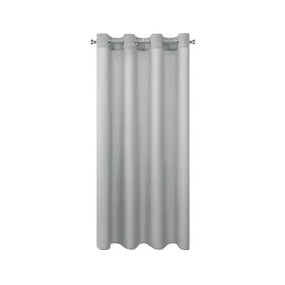 Zdjęcie produktu dla Eurofirany 432089, Przezroczysty, Srebrny, Monochromatyczny, Poliester, Oczko, 140 g/m²